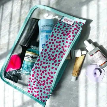 Perfect Pouch™ – Clear PVC Zippered Pouch with Personalization