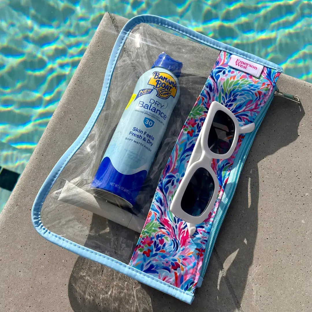 Perfect Pouch™ – Clear PVC Zippered Pouch with Personalization