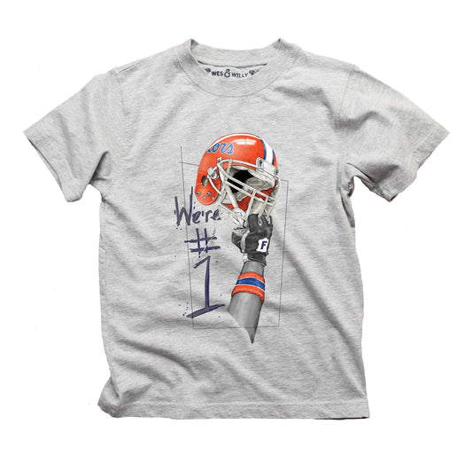 Wes & Willy Florida Gators Boy's We're #1 Tee