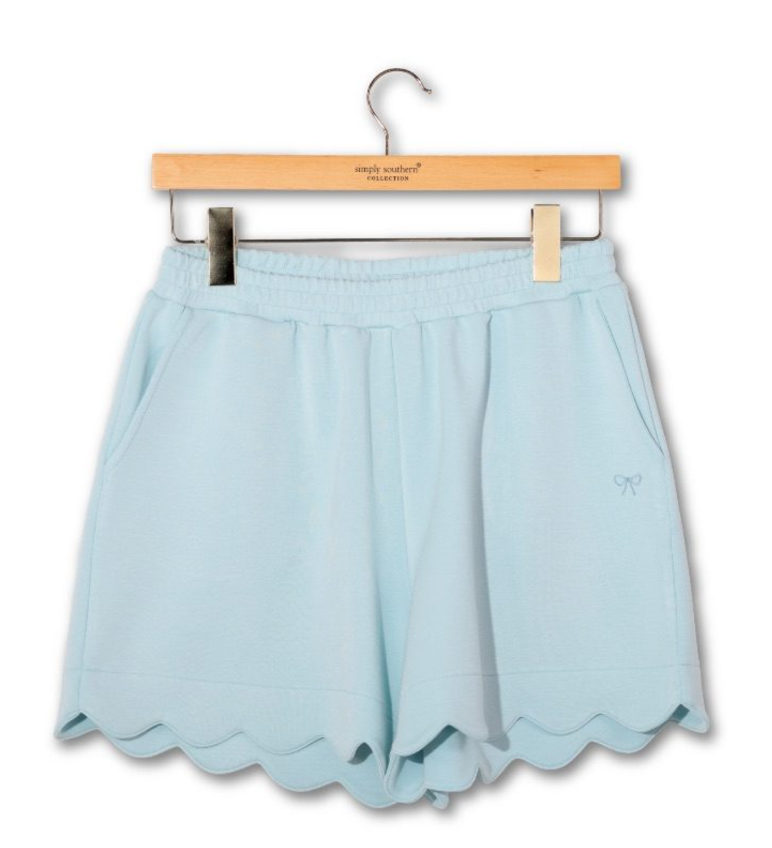Simply Southern Scallop Hem Knit Short