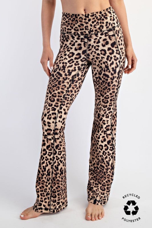 Leopard Butter Flare Leg Leggings