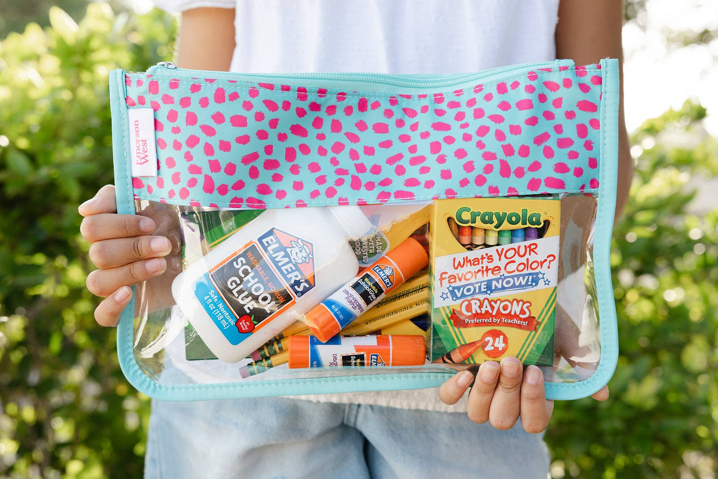 Perfect Pouch™ – Clear PVC Zippered Pouch with Personalization