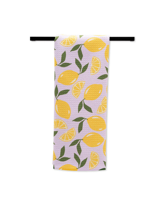 Sweet Lemon Tea Towel by Geometry