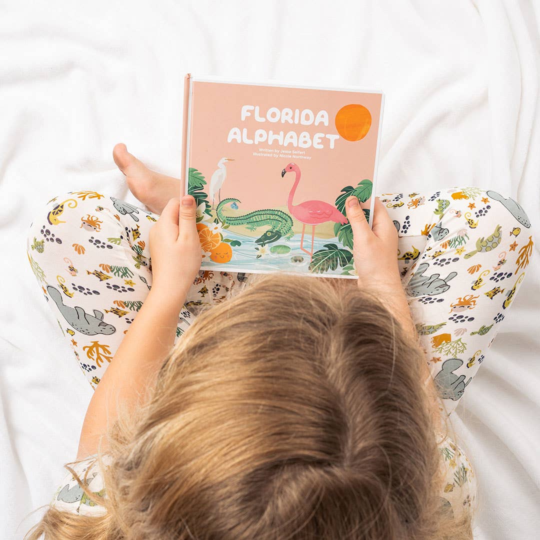 Florida Alphabet ABC Baby Book Coastal Gift