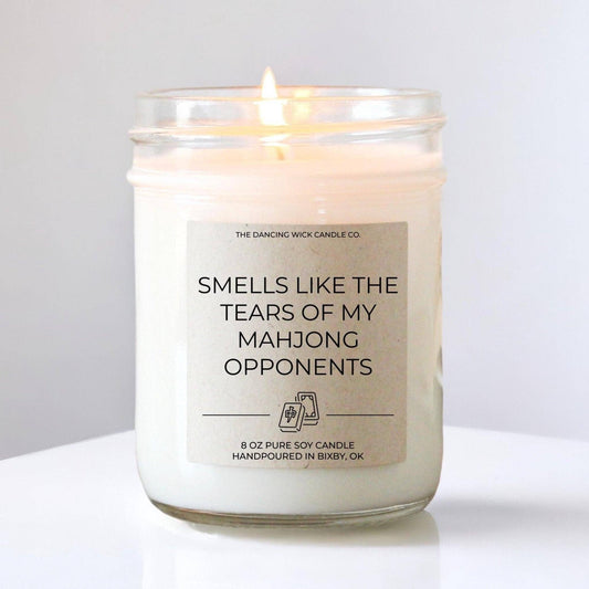 Funny Mahjong Candle Gift