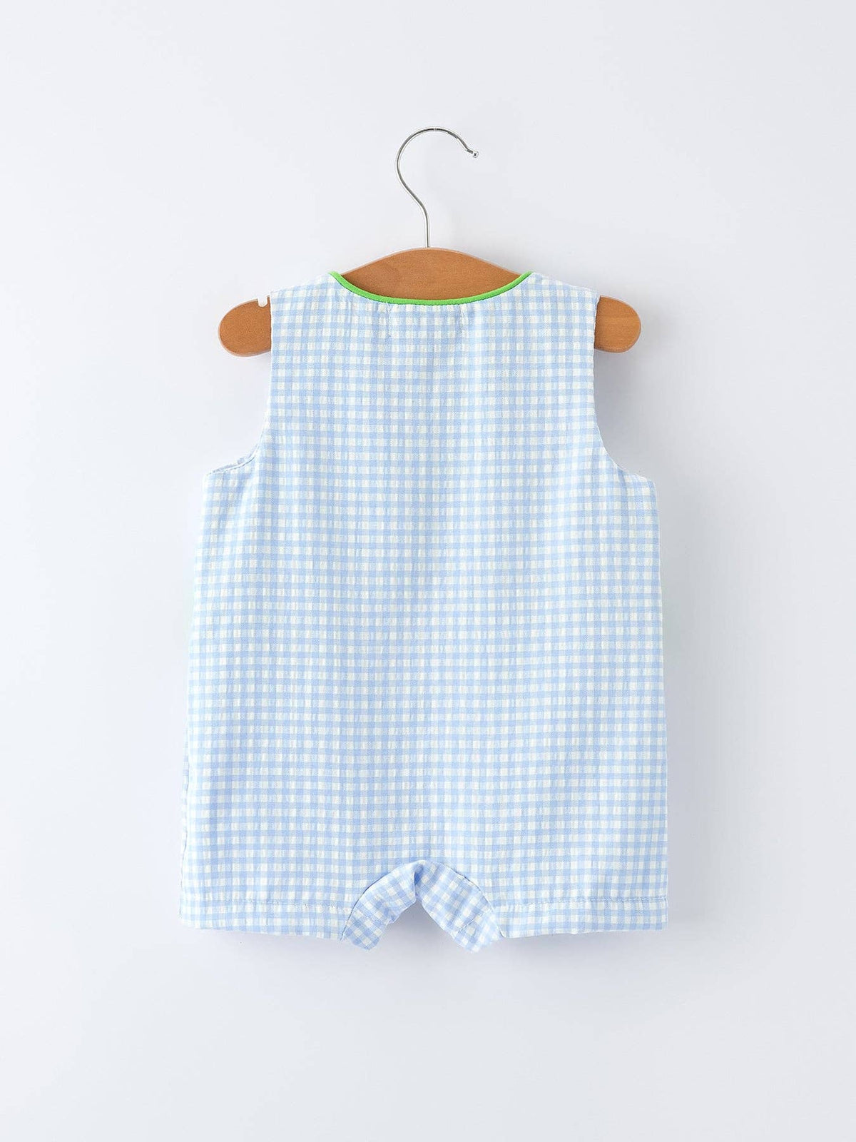 Baby Boys Alligator Embroidered Smocked Romper