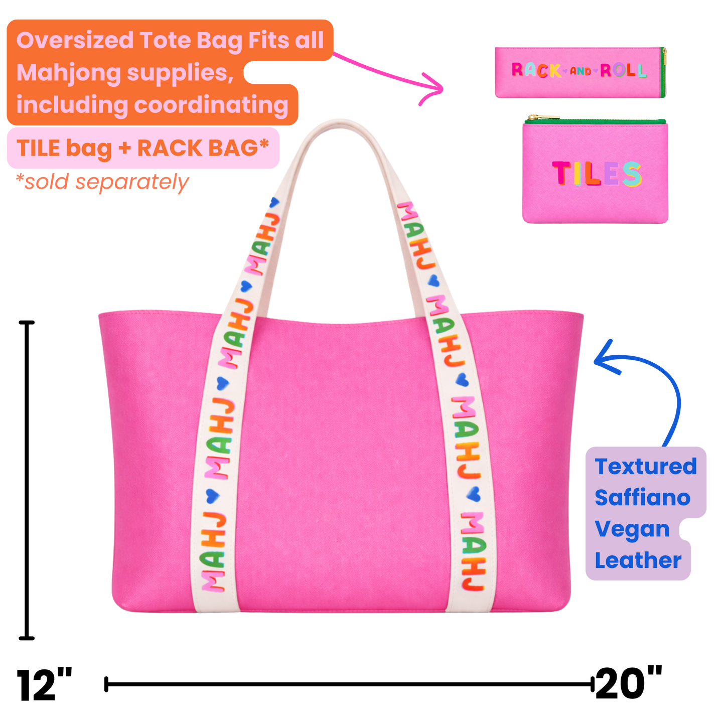 Mahjong Tote Bag