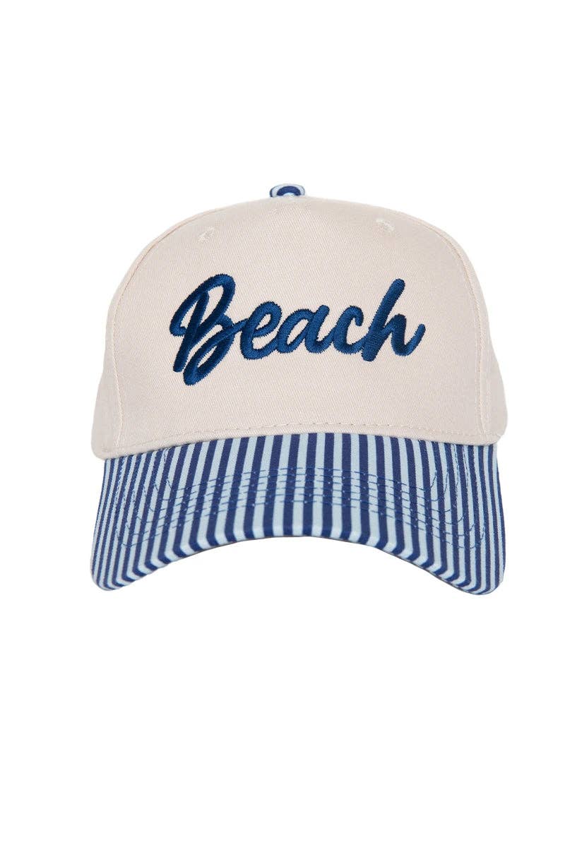 Beach Cursive Two-Toned Trucker Hat