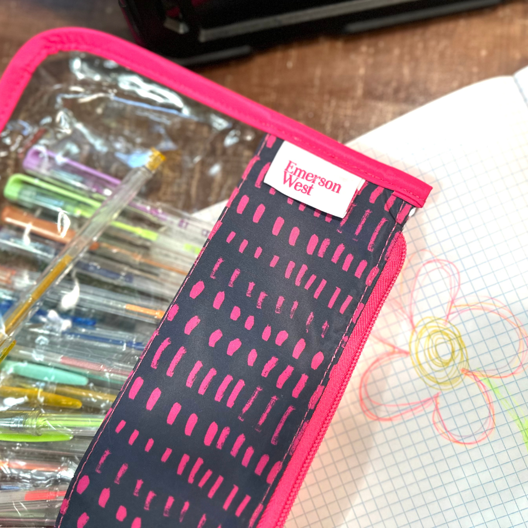 Perfect Pouch™ – Clear PVC Zippered Pouch with Personalization