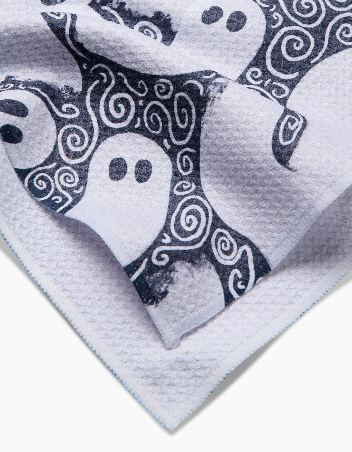 Swirling Ghosts Tea Towel by Geometry