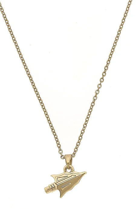 24k Gold Plated Team Logo Necklace