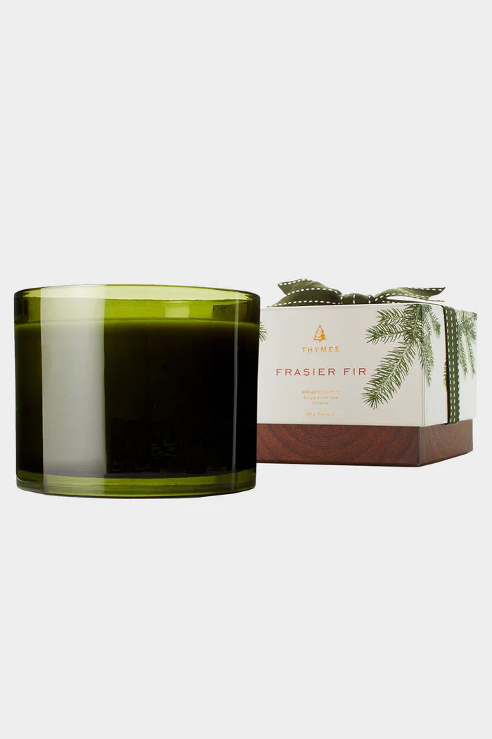 Thymes Frasier Fir 17oz Poured 3-Wick Candle