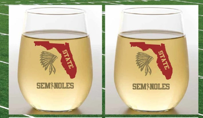 2 pack Shatterproof Wine-Oh 16 oz Glasses