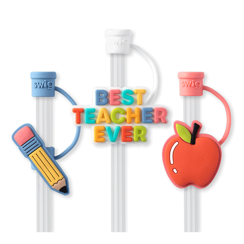 Teacher Straw Toppers