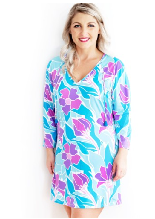 Get Lost Swim Tunic Cover Up