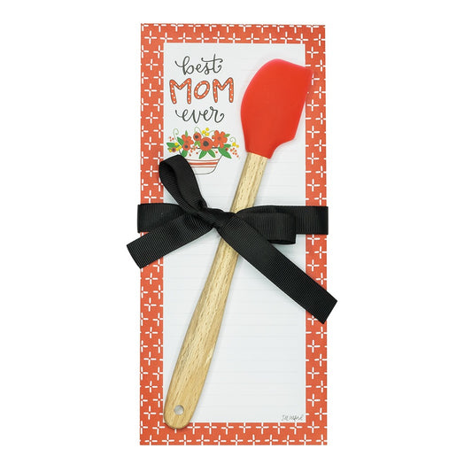 Best Mom Ever Notepad And Spatula Set