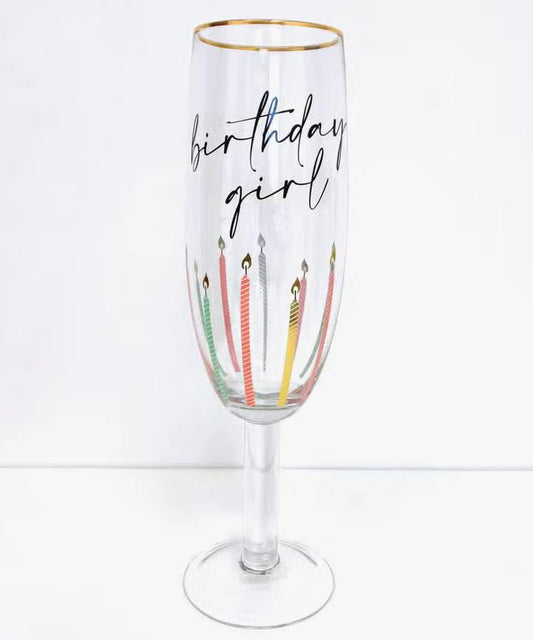 Birthday Girl 30oz Champagne Glass