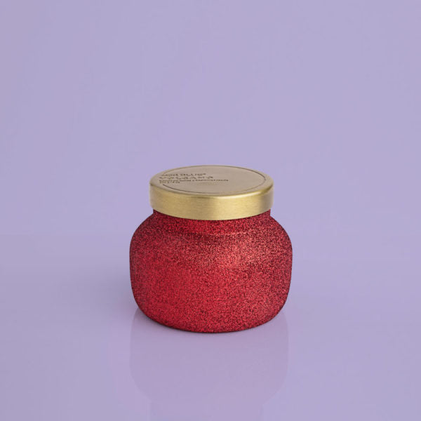 Red Glitter 8oz Candle By Capri Blue - Volcano