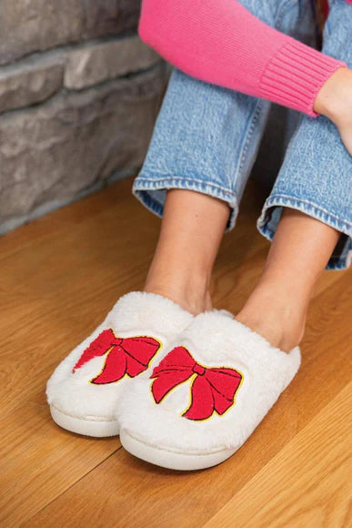 Simply Southern Holiday Plush Slipper