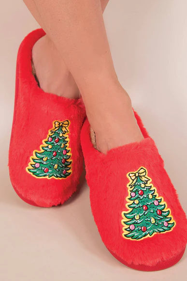 Simply Southern Holiday Plush Slipper