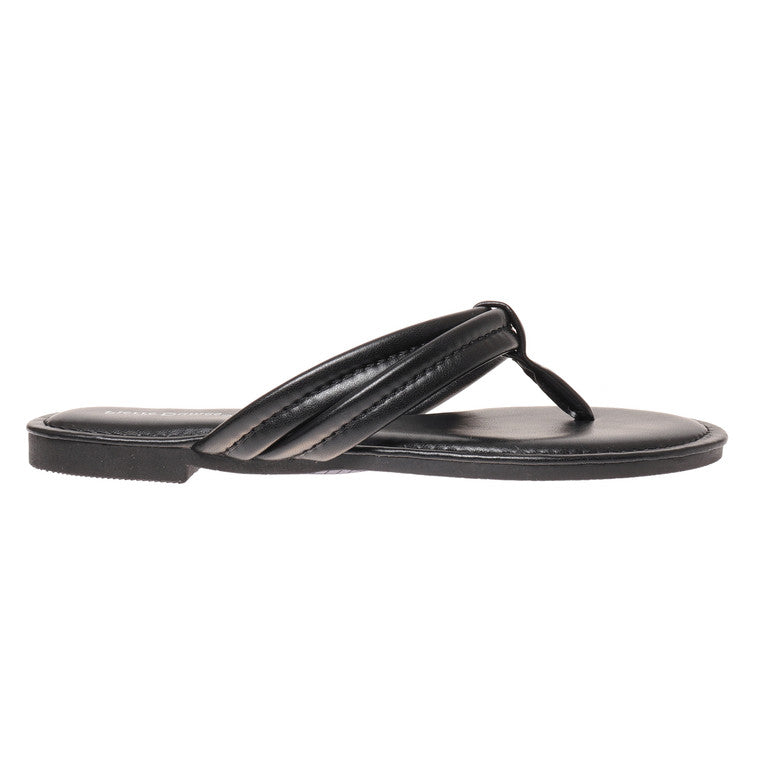 Double Strap Solid Thong Sandal