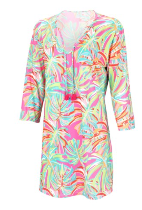 Let's Get Tropical Swim Tunic Cover Up