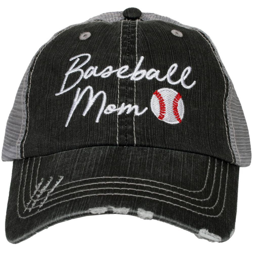 Baseball Mom Trucker Hat by Katydid
