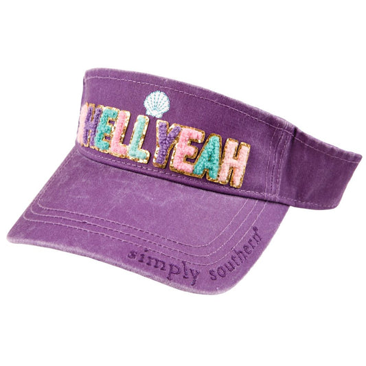 Chenille Letter Visor By Simply Southern