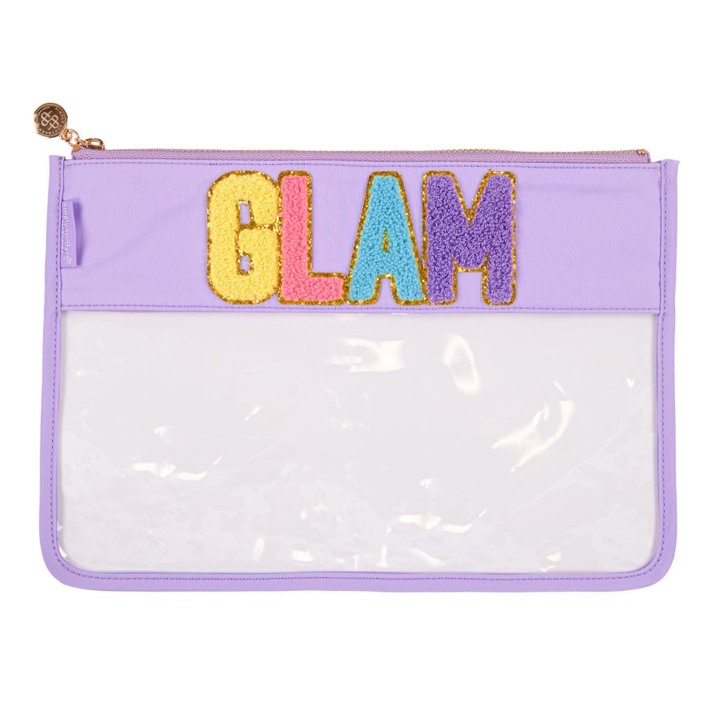Simply Southern Clear Zip Sparkle Bag