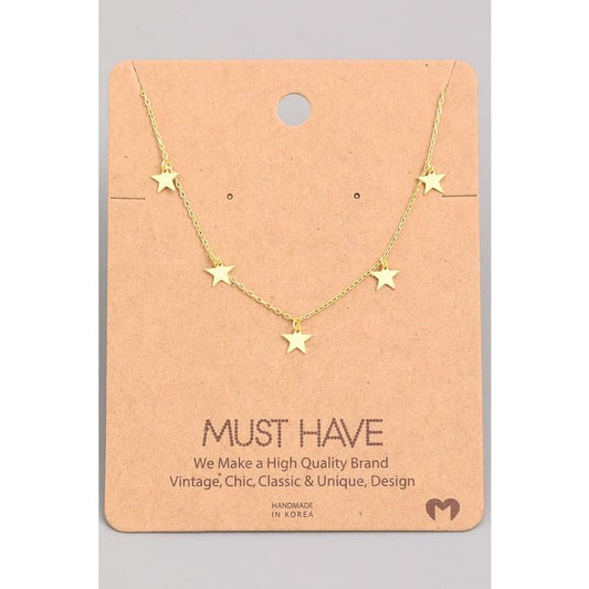 Mini Stars Charm Must Have Necklace