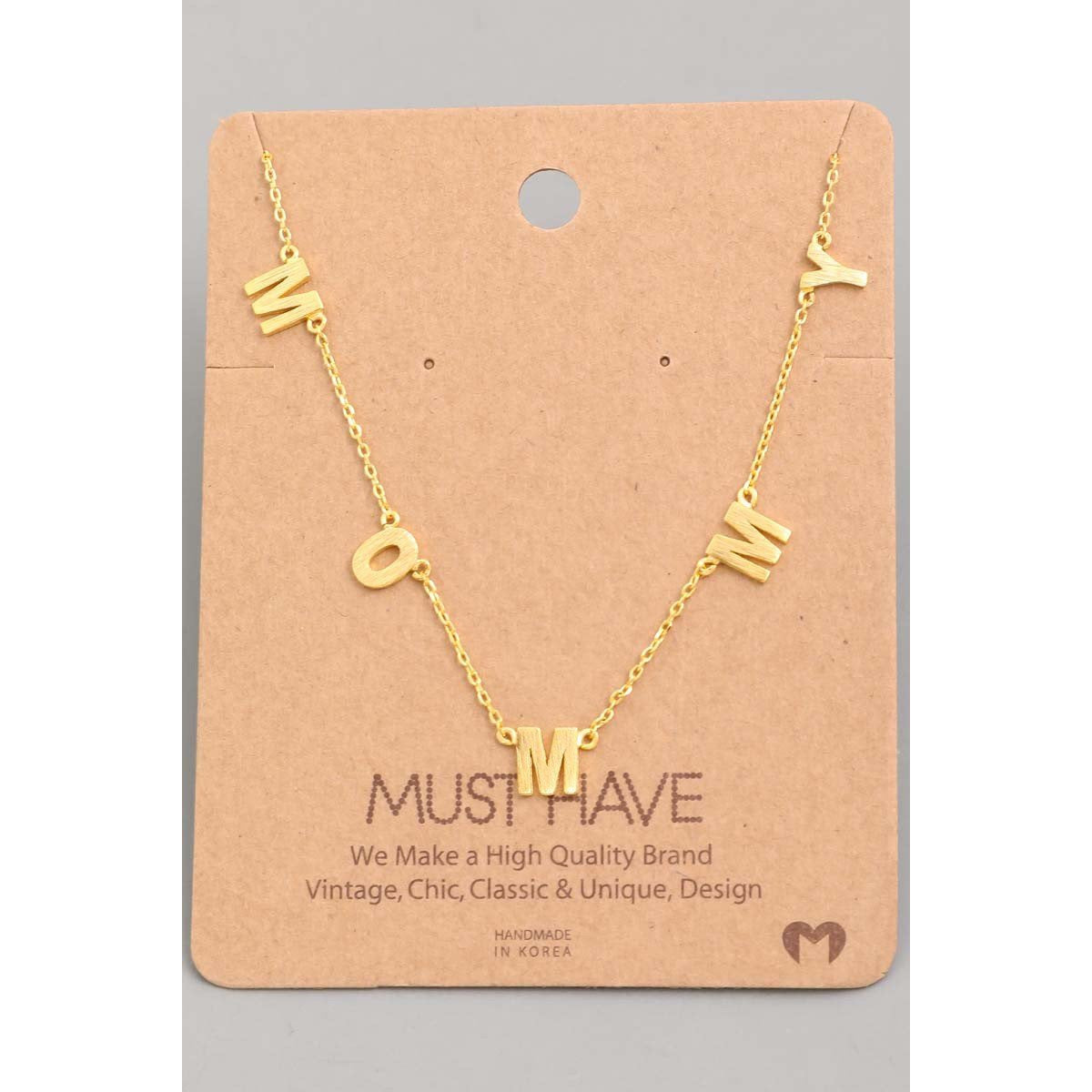 Mommy Must Have Charm Necklace
