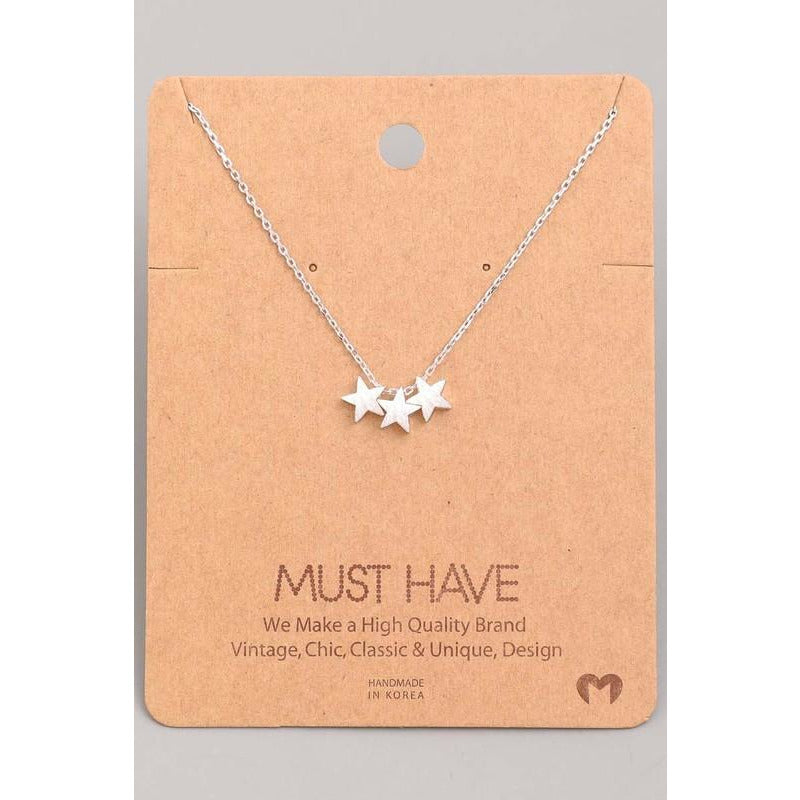3 Star Must Have Necklace
