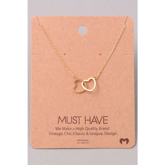 Linked Hearts Must Have Necklace