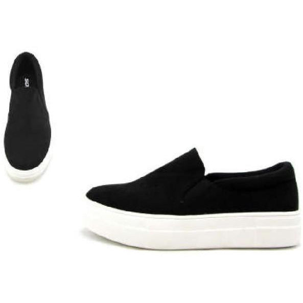 Black Slip On Sneaker