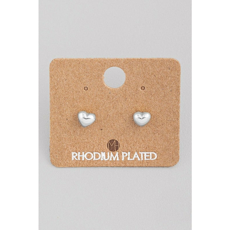 Mini Puff Heart Must Have Earring