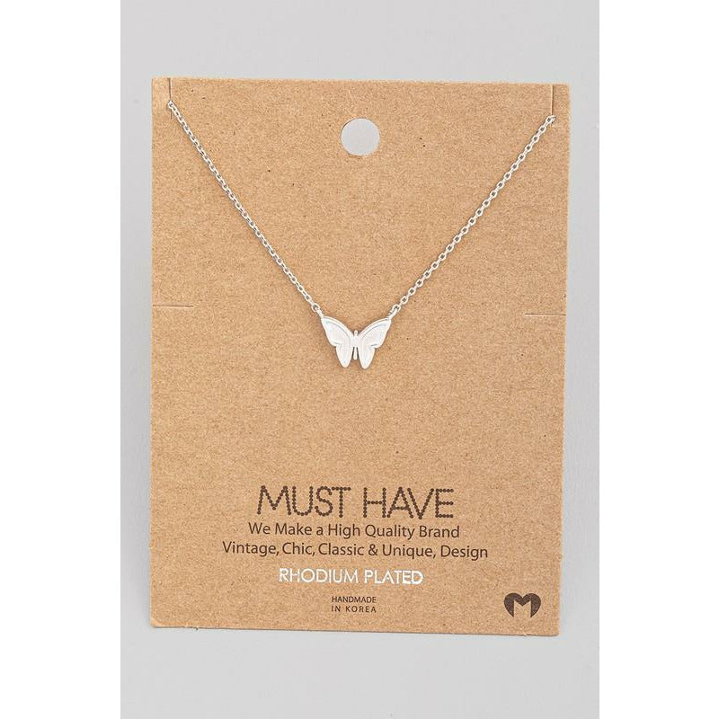 Must Have Traced Butterfly Necklace