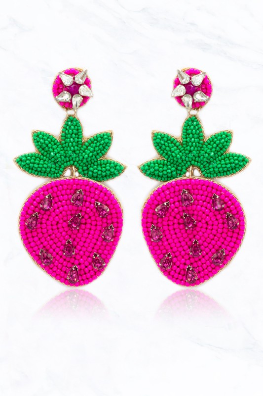 Summer Fruit Beaded Earring