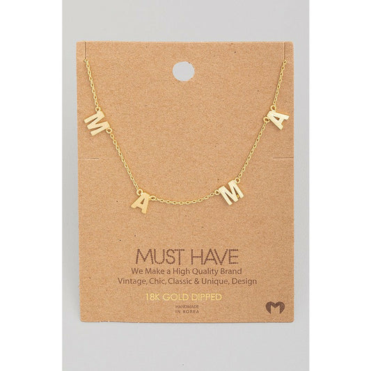 MAMA Charm Must Have Necklace