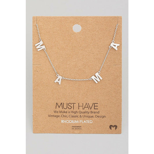 MAMA Charm Must Have Necklace