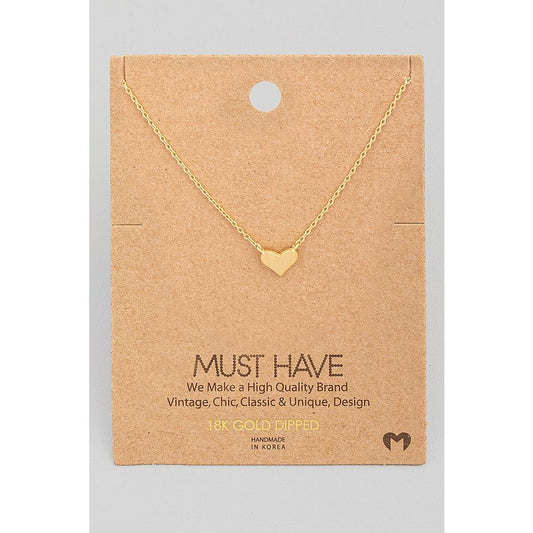 Dainty Heart Must Have Necklace