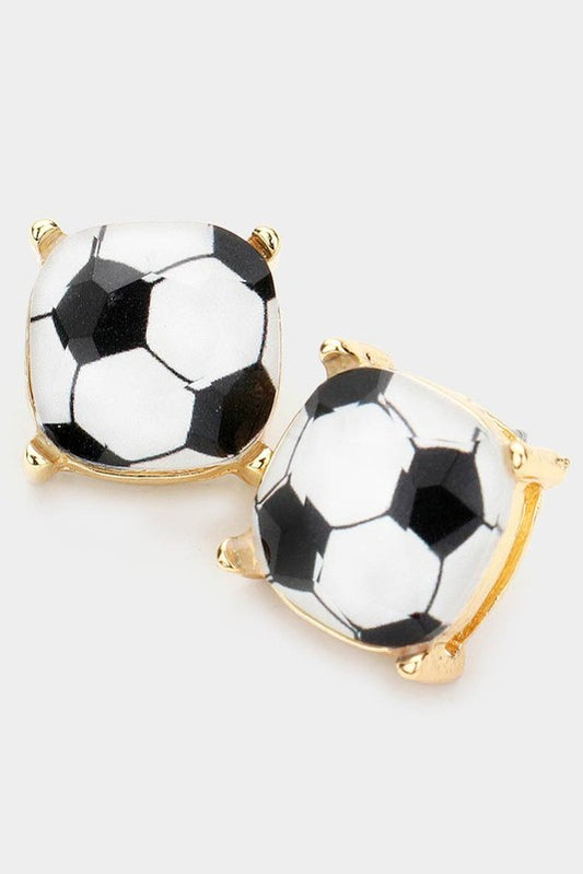 Sport Cushion Cut Stud Earring