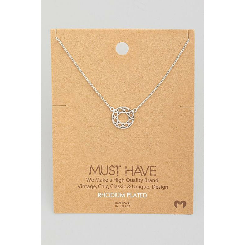 Circle Star Must Have Necklace