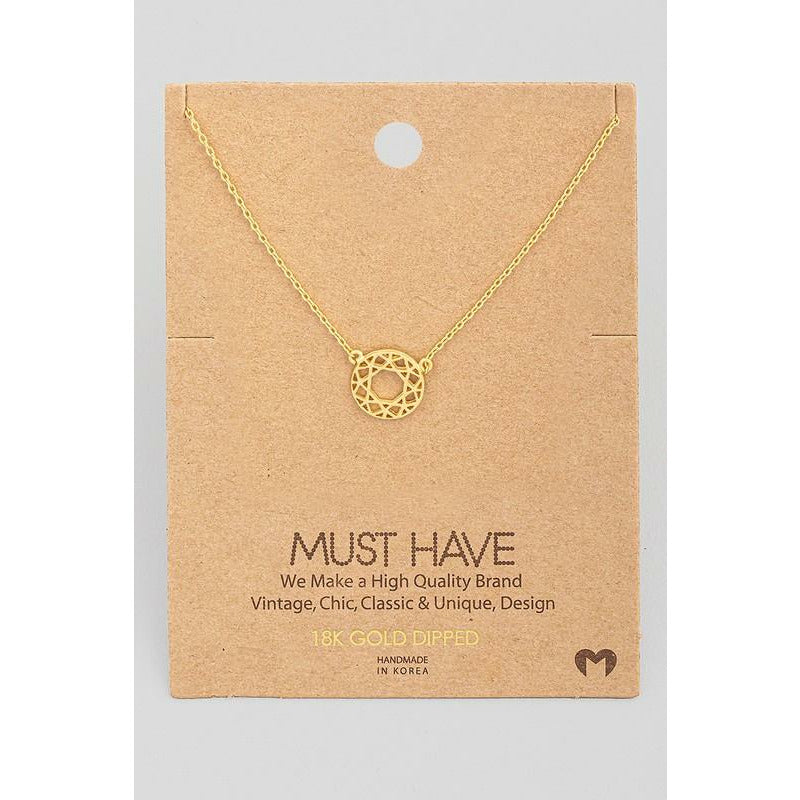Circle Star Must Have Necklace