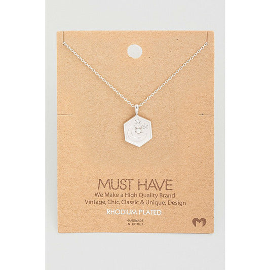 Hexagon Moon Must Have Necklace