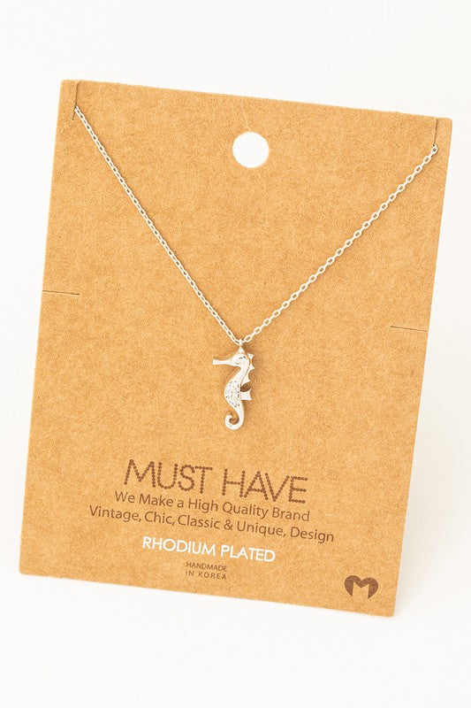 Seahorse Must Have Necklace