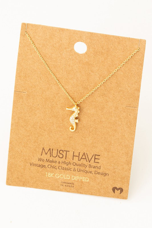 Seahorse Must Have Necklace