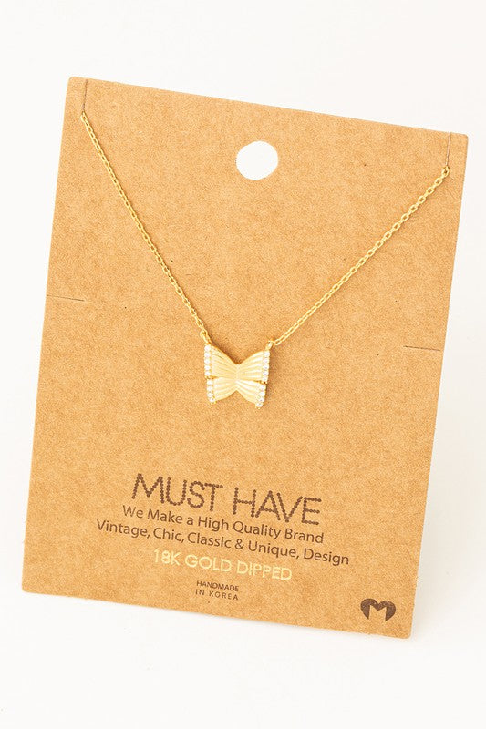 Sparkle Wing Tip Butterfly Must Have Necklace