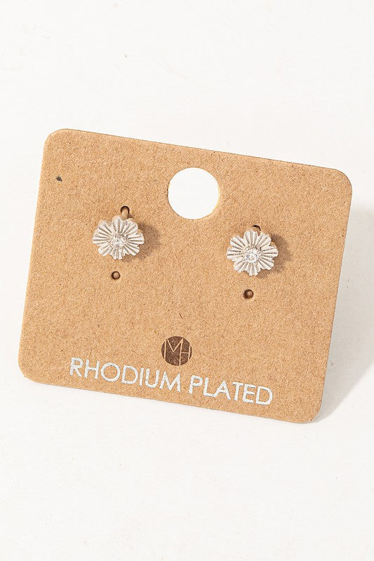 Mini Sparkle Flower Must Have Earring