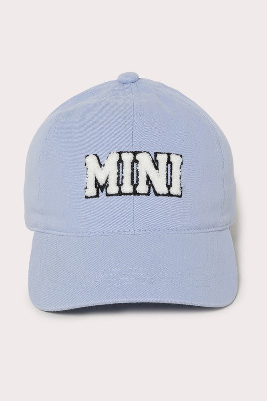 Mini Chenille Letters Baseball Hat