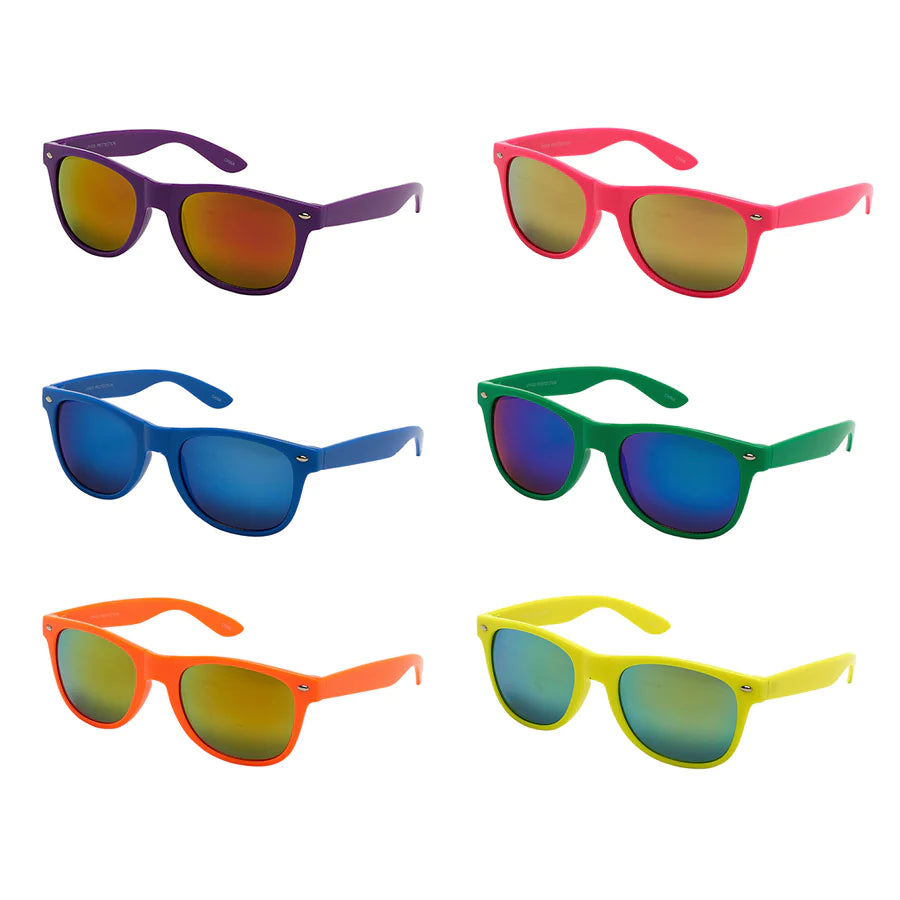 Blue Gem Color Pop Wayfarer Sunglasses